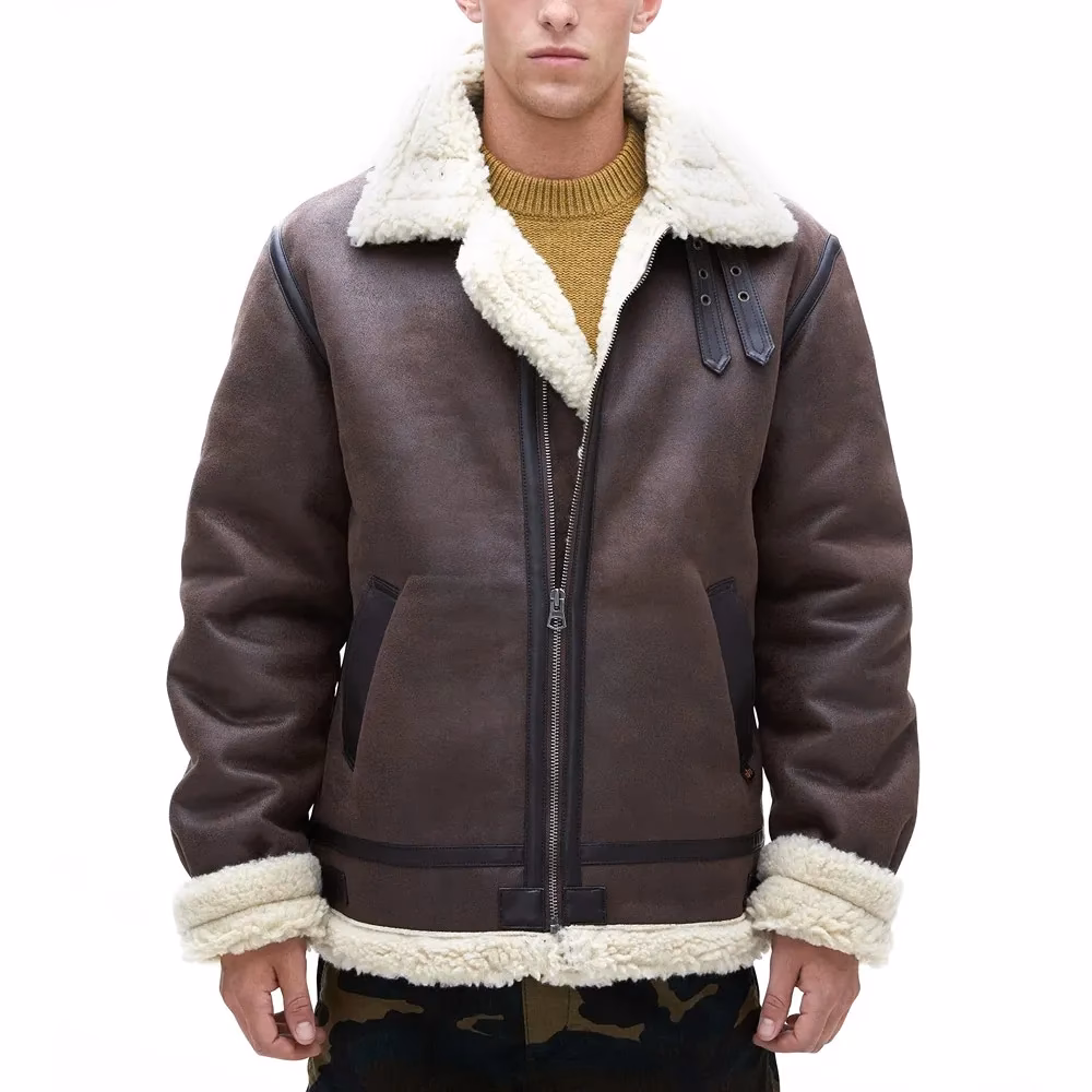 Where can I buy a B-3 Sherpa leather bomber jacket?