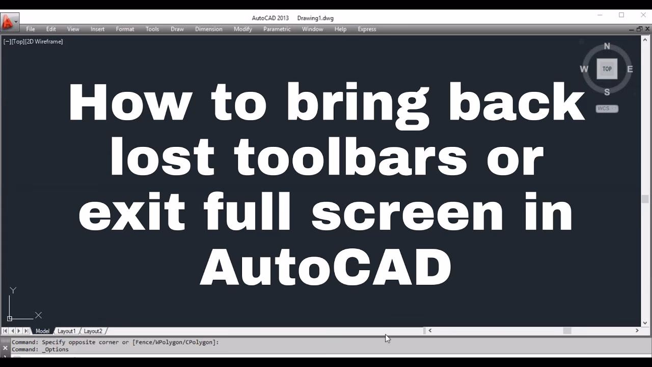 How do I Change screen size in AutoCAD?