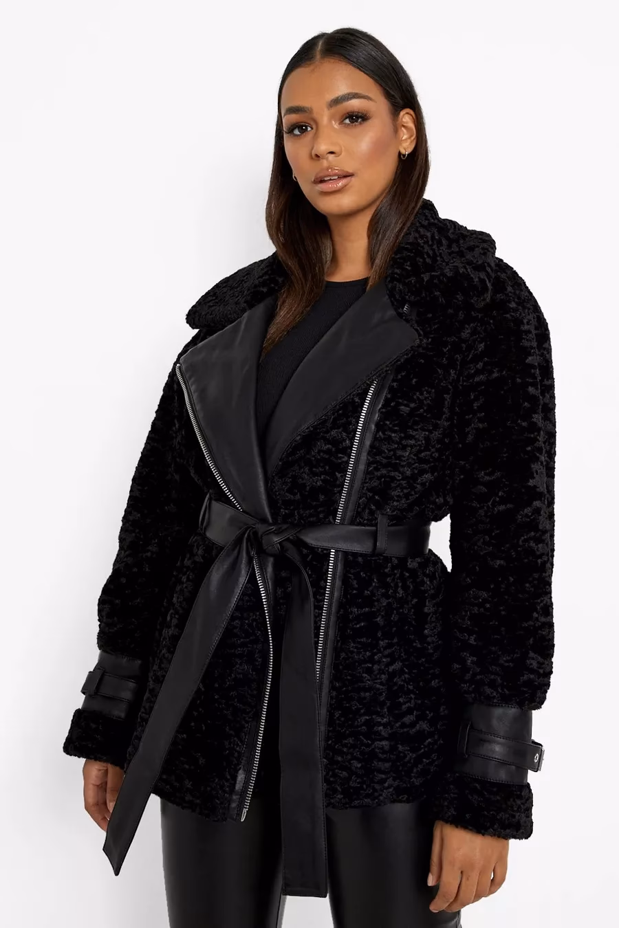 What can you pair a Mango aviator jacket with?
