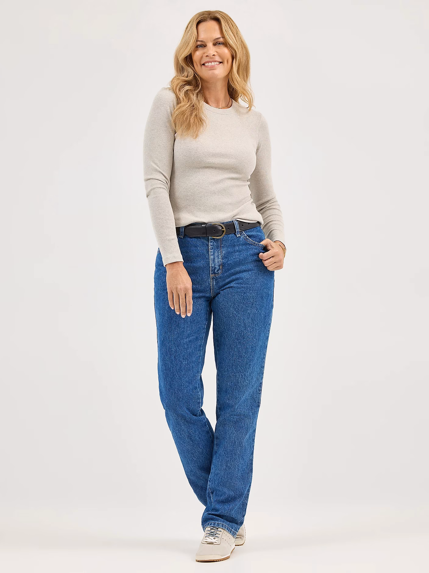 Where are relaxed fit jeans loose?
