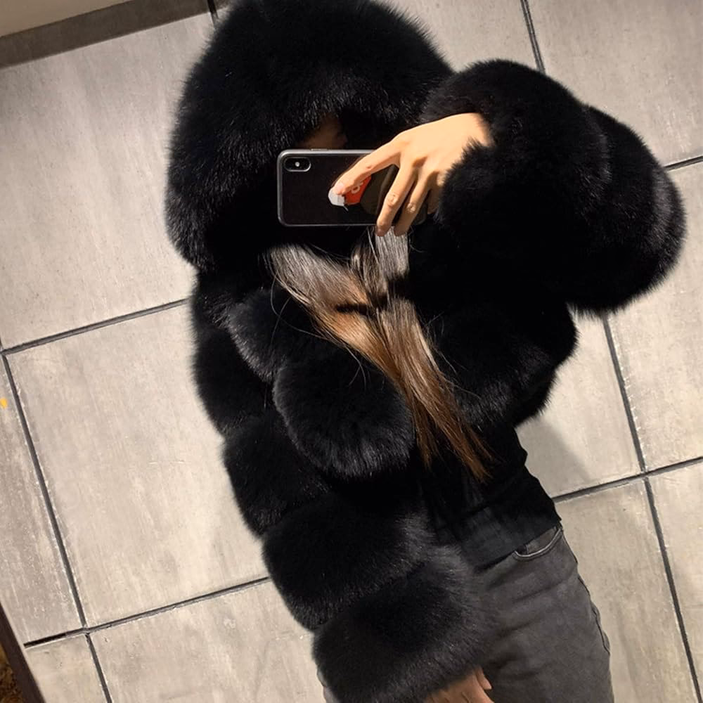How far in advance can I order a black faux fur jacket?