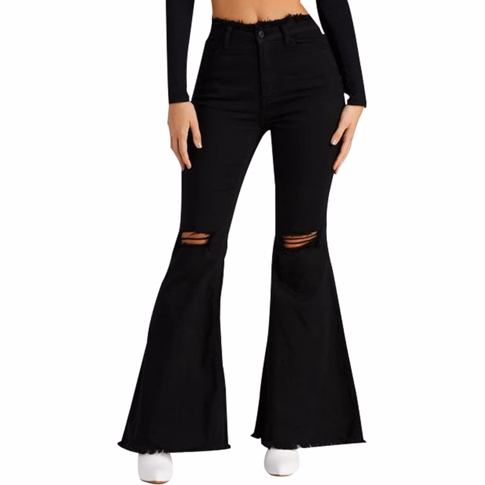Where can I buy black flare jeans?