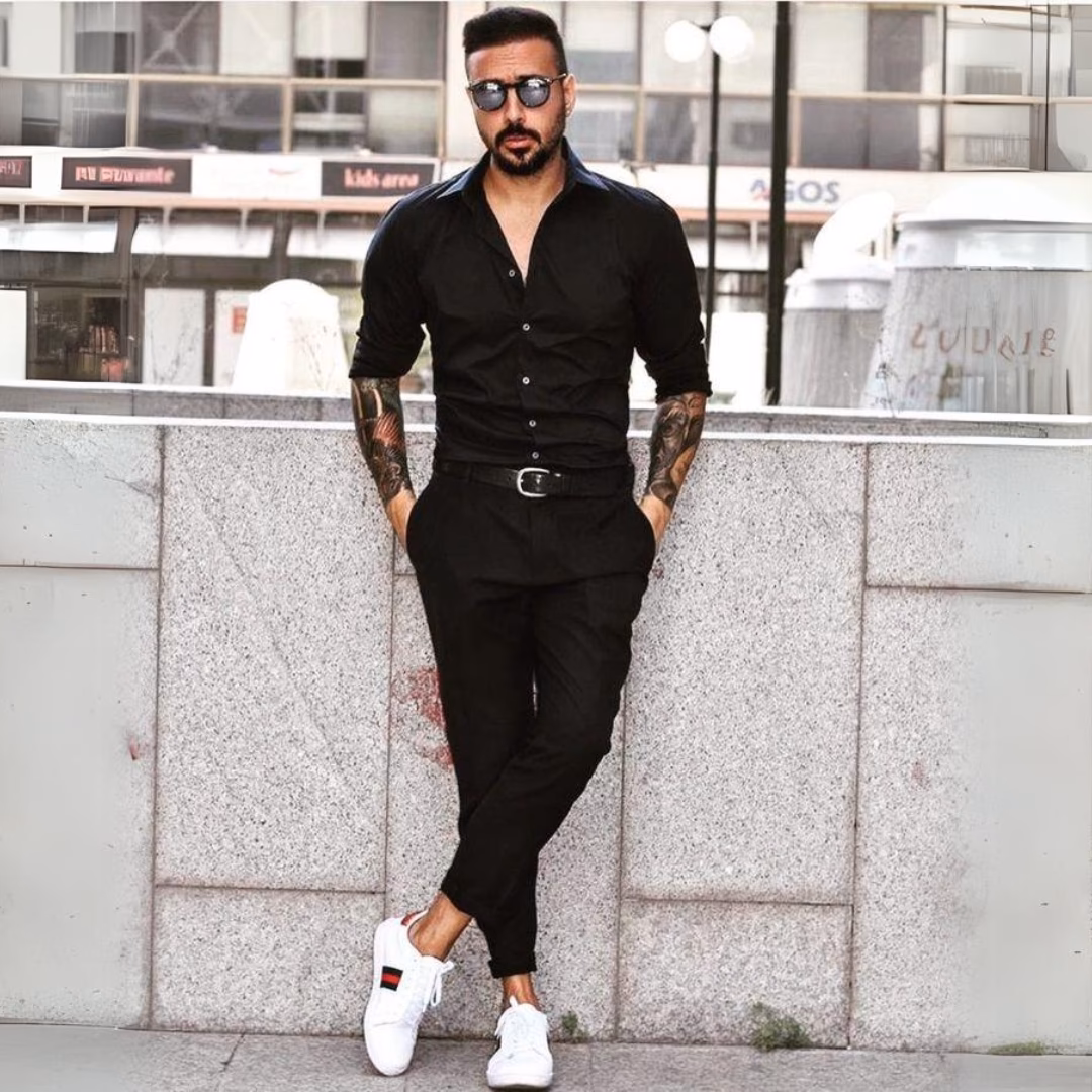 What to wear with black jeans?