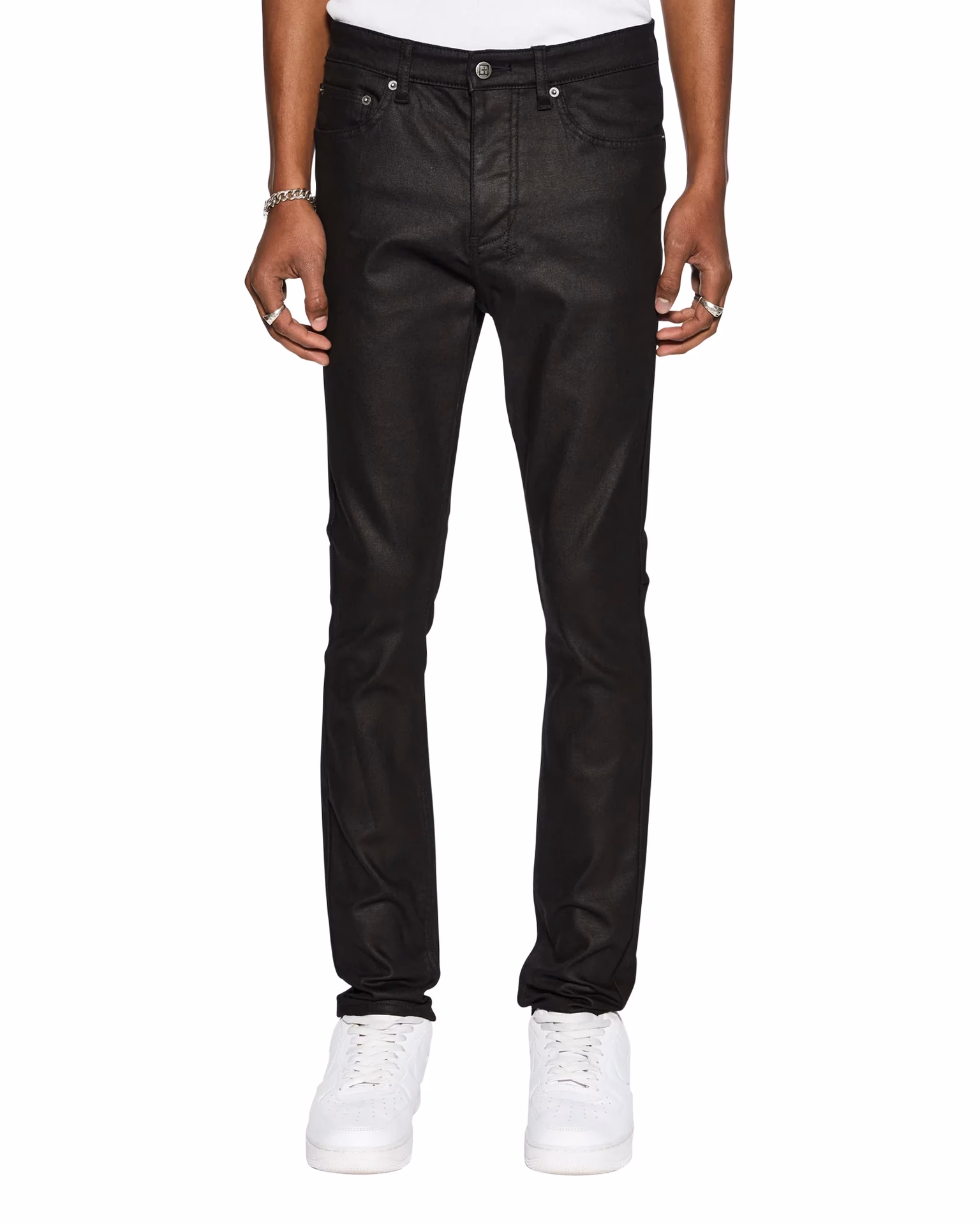 What to wear with waxed denim jeans?