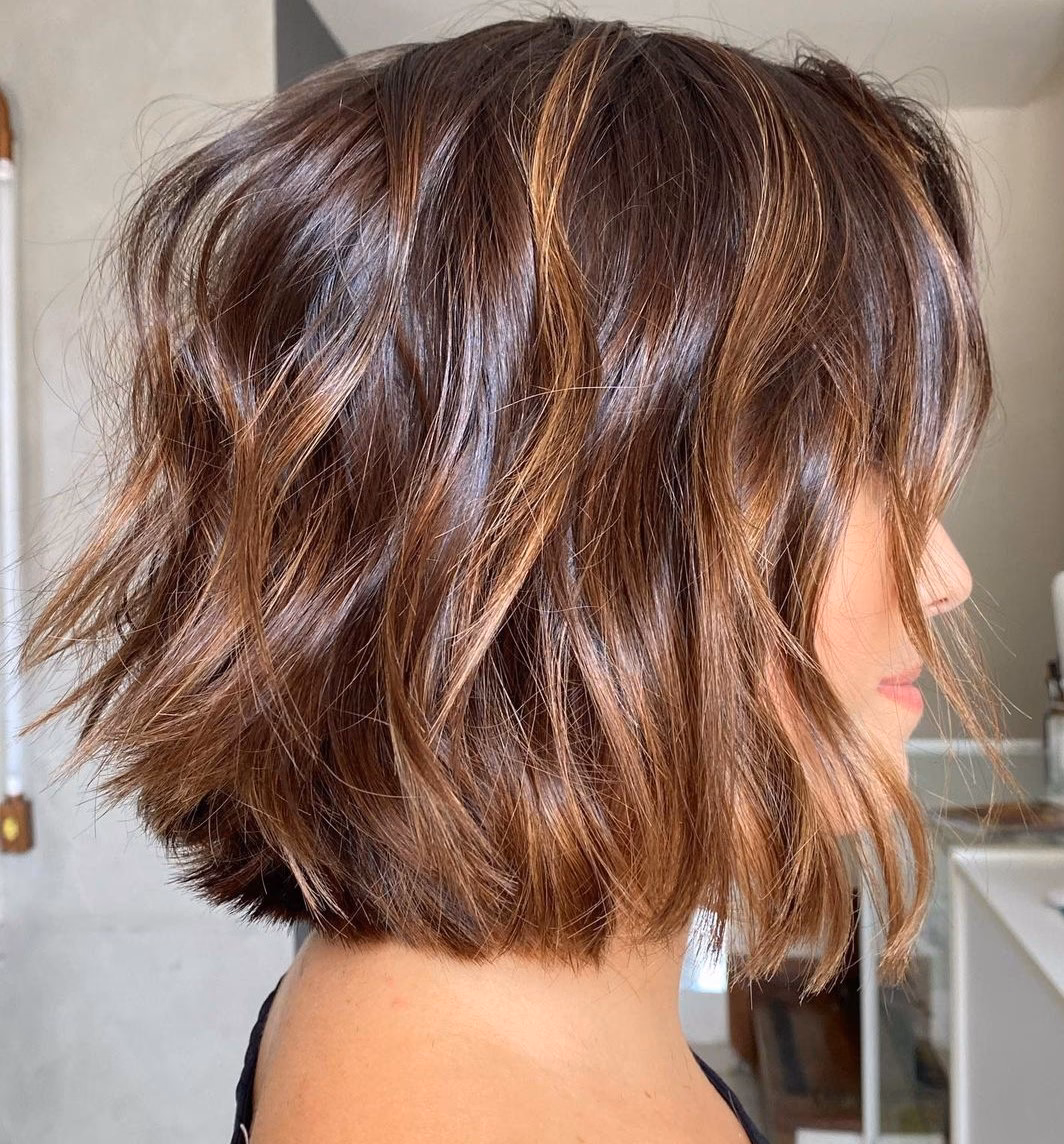 What is the best short brown hairstyle?