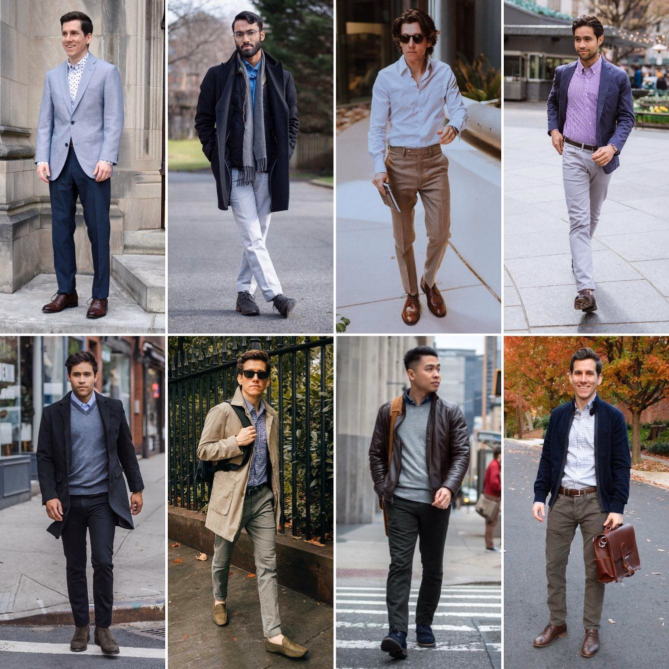 How to wear short men's clothes?