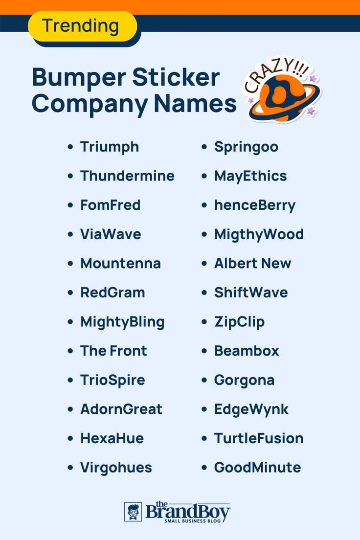 What are the best business name ideas?