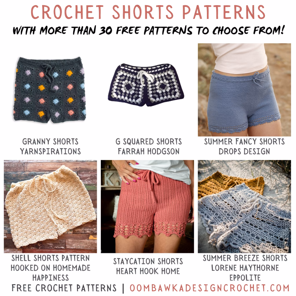 Where can I find a crochet shorts pattern?