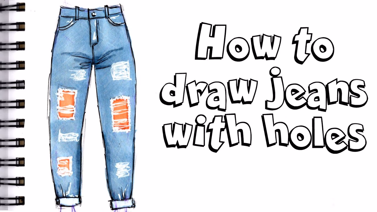 How do you make a denim Rip?
