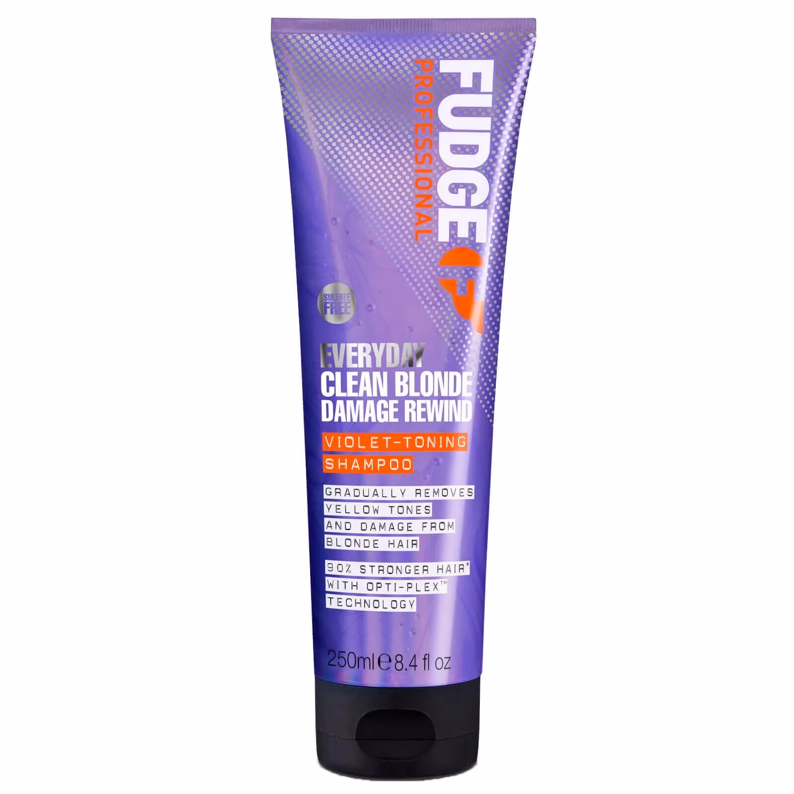What is Fudge professional clean blonde damage Rewind purple toning shampoo?