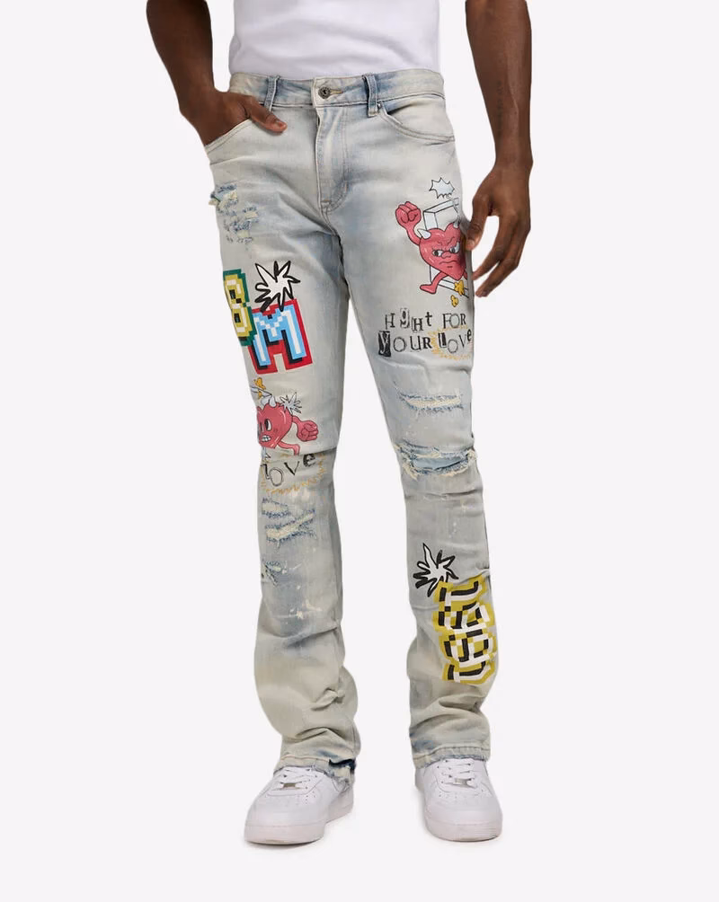 Are RSO graphic print jeans any good?