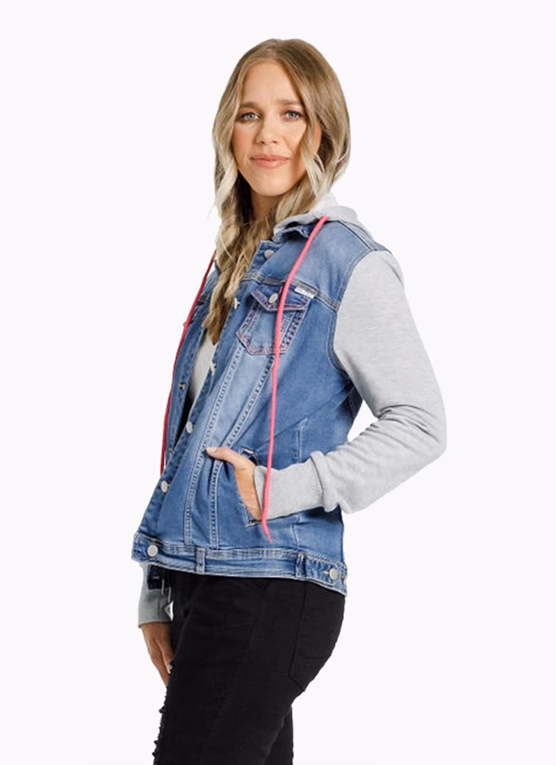 What is a cropped denim jacket?