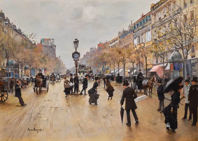 What did Jean Béraud often paint?