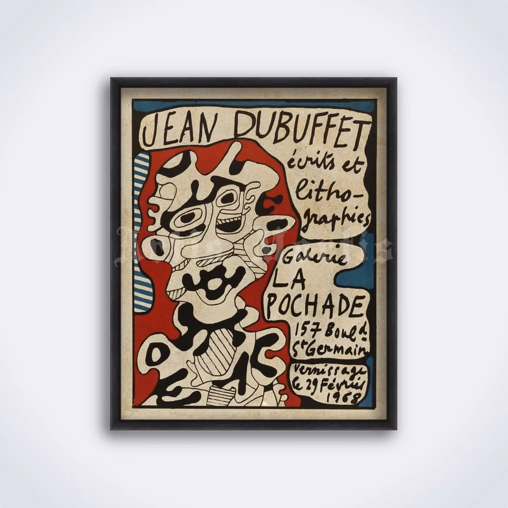 What did Jean Dubuffet do besides visual art?