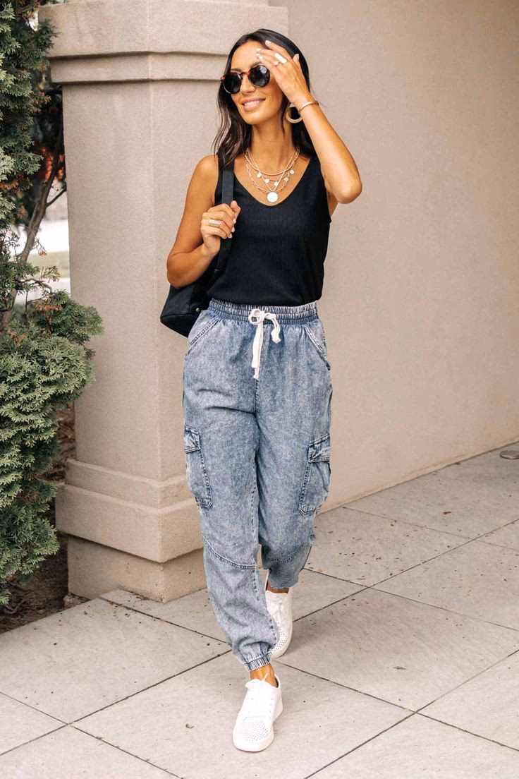 Where can I buy denim joggers Womens?