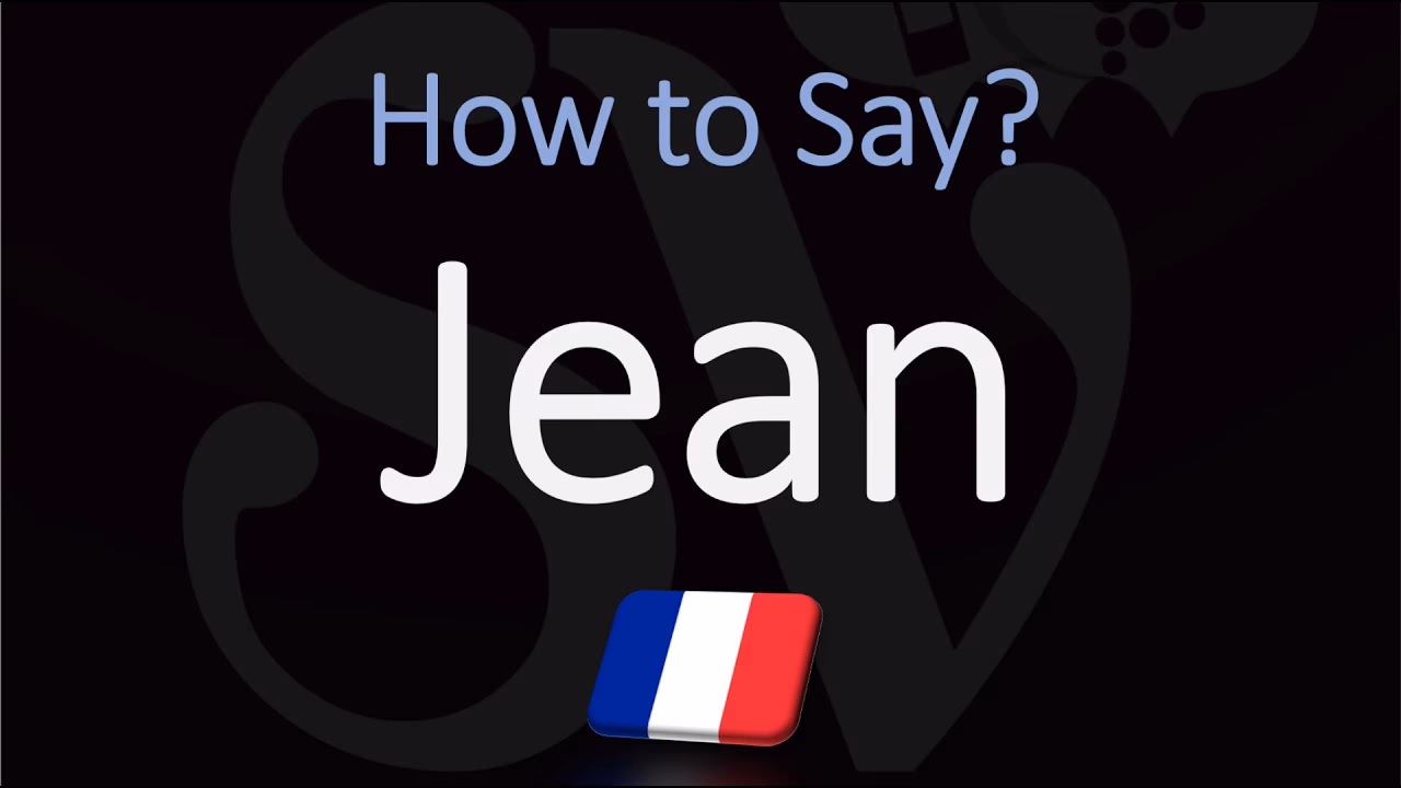 Is Jean a French name?