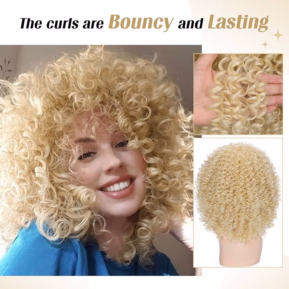 How to style kinky hair wigs?