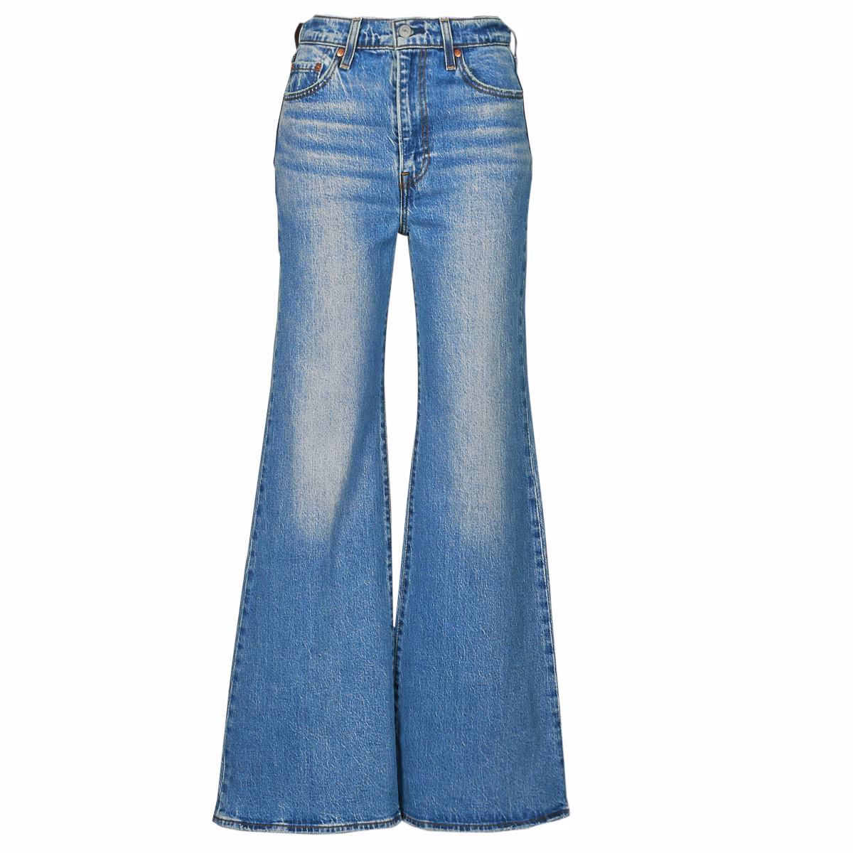 What size are Levi's ribcage flare jeans?