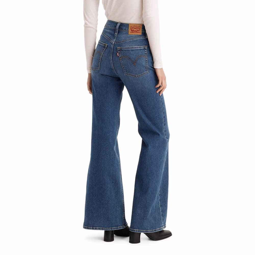 What size are Levi's ribcage flare jeans?