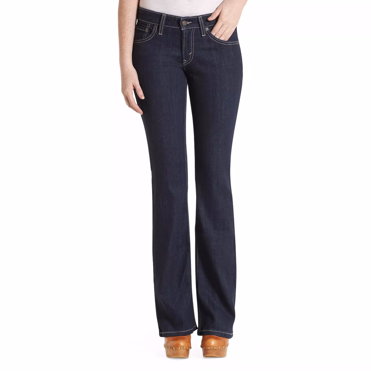 Are Levi's 517® boot cut jeans available in rigid denim?
