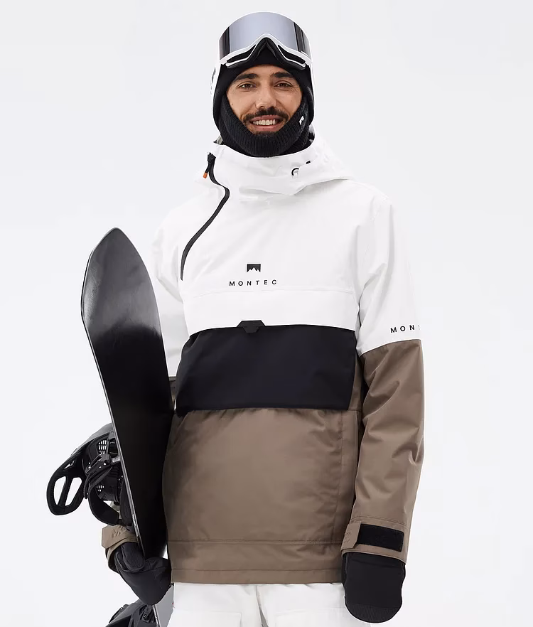 Which snowboard jacket brands are available at REI?