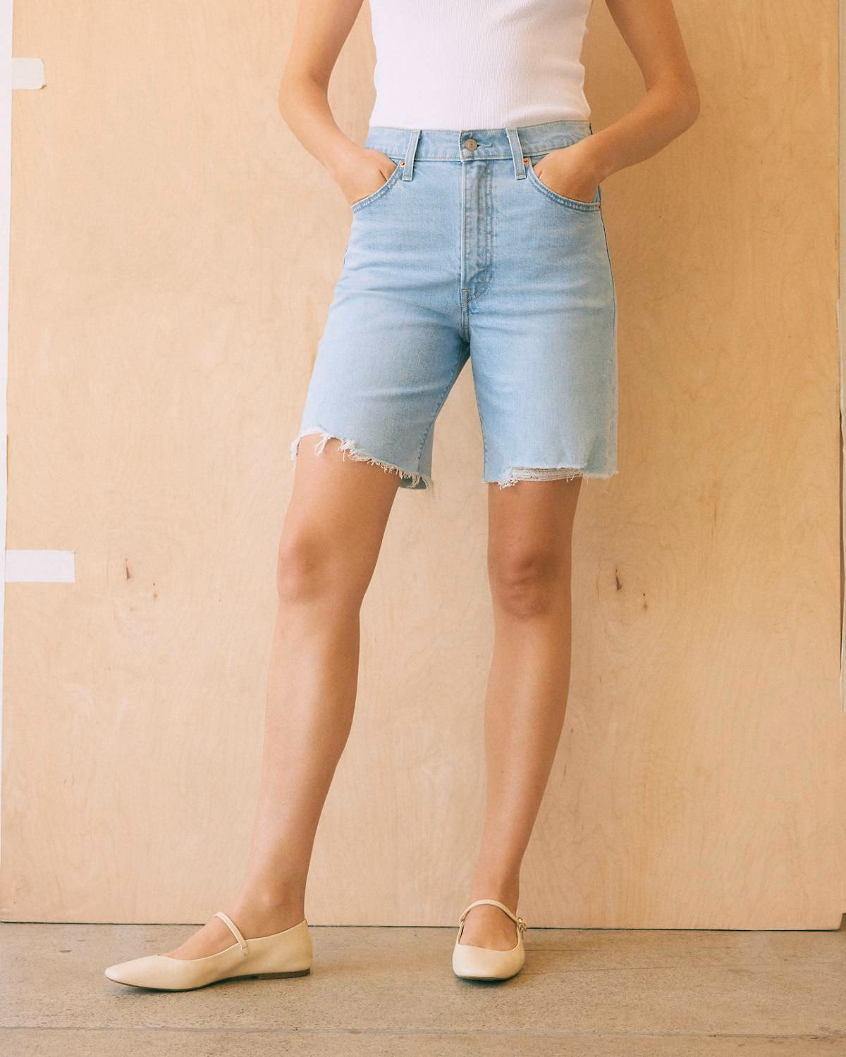 What to wear with Mom shorts?