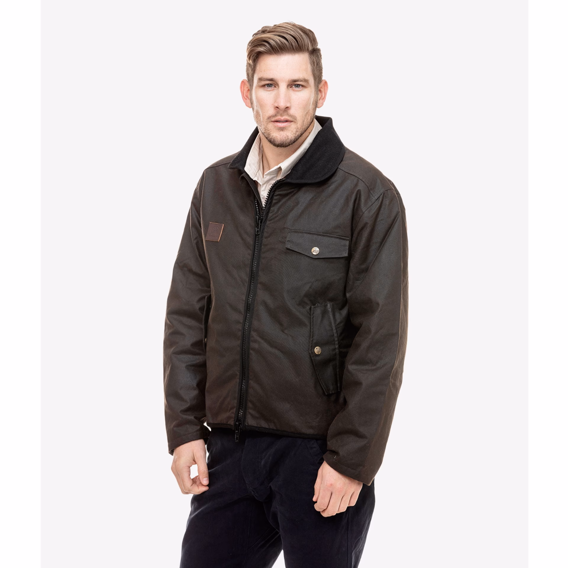 What is a quilted oilskin jacket?