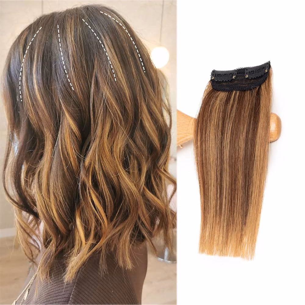 Can one-piece clip-in extensions be styled like natural hair?