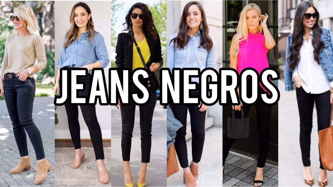 ¿Cómo se pueden crear jeans negros?