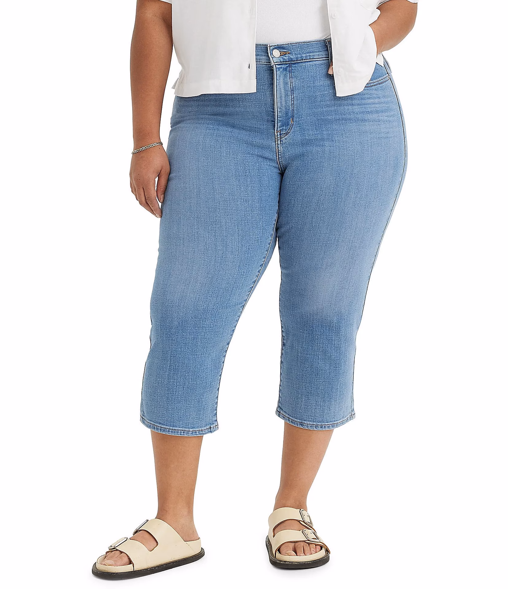 What are plus size Capris?