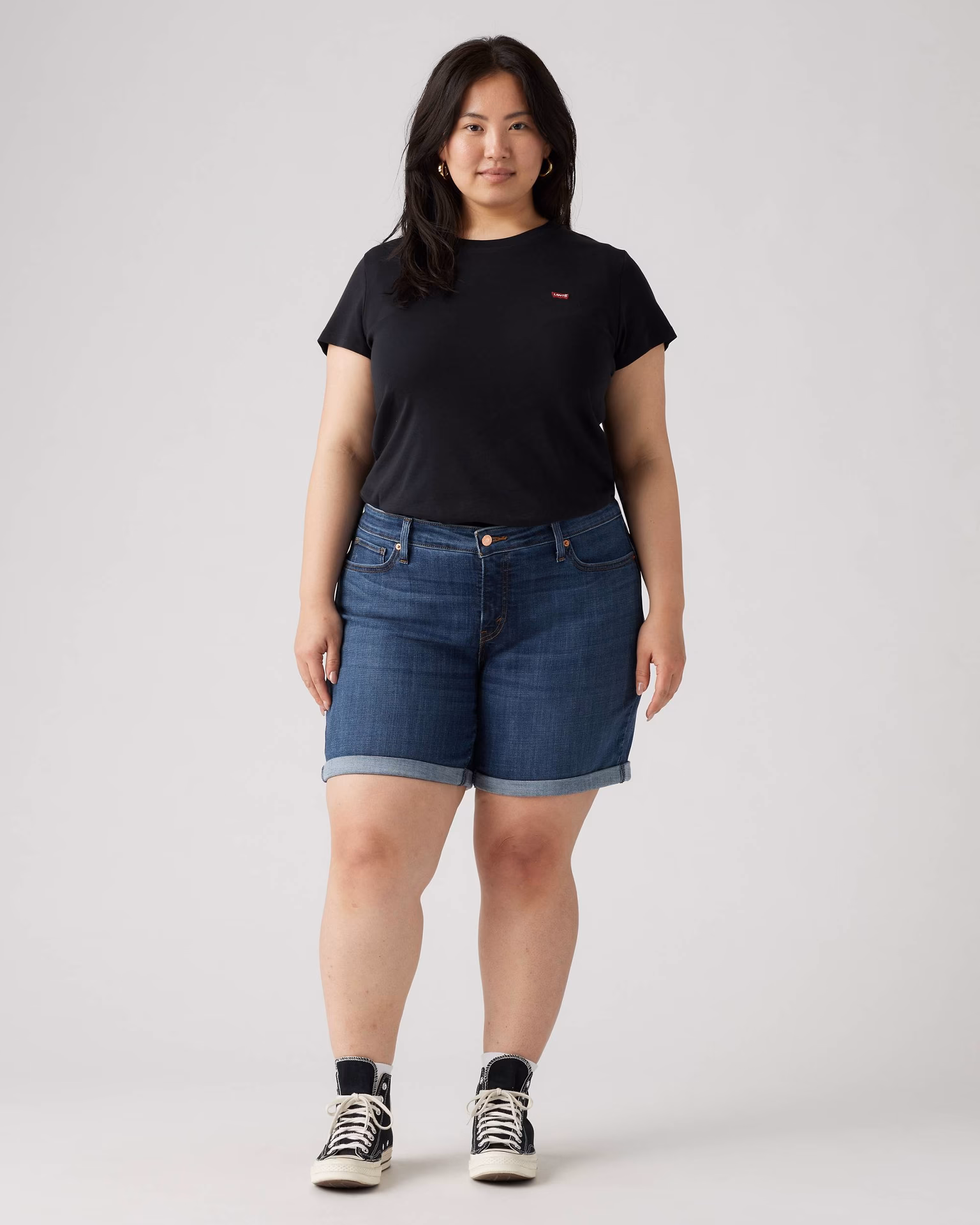 Where can I buy women's plus-size shorts?