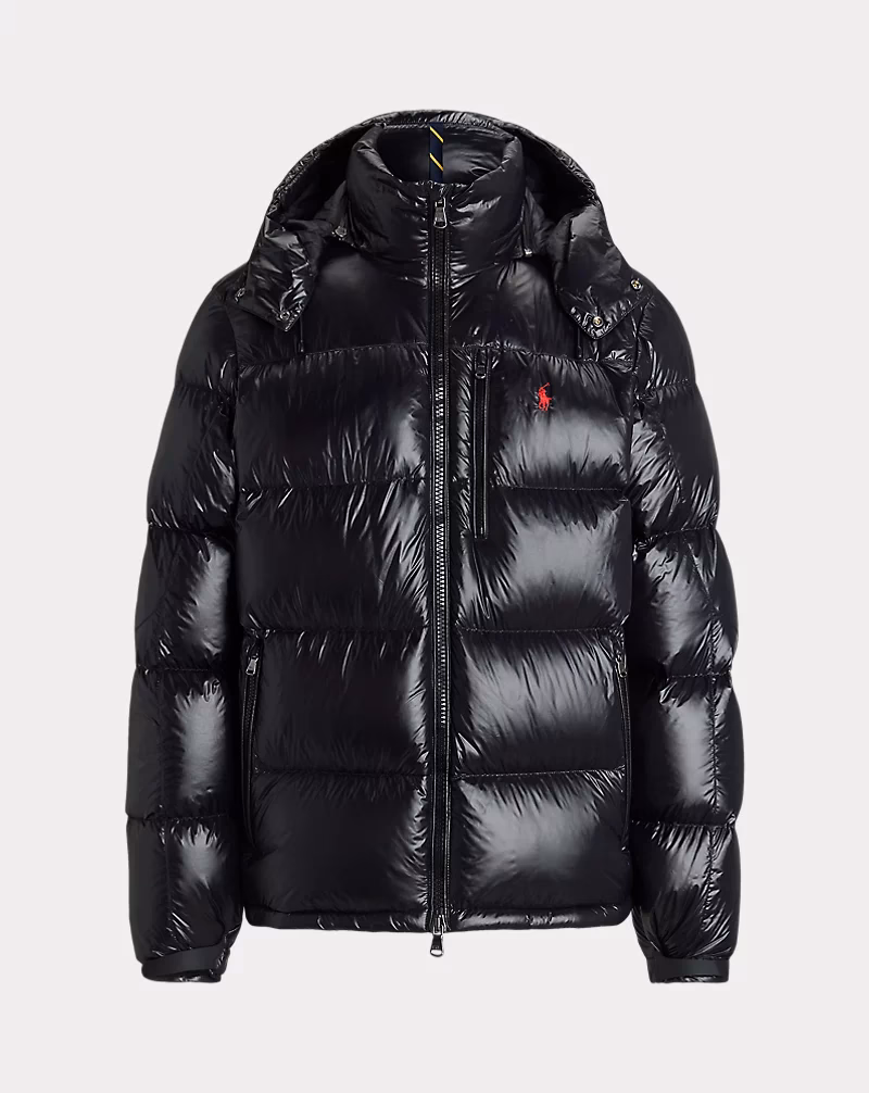 What is a polo sport water-repellent down jacket?
