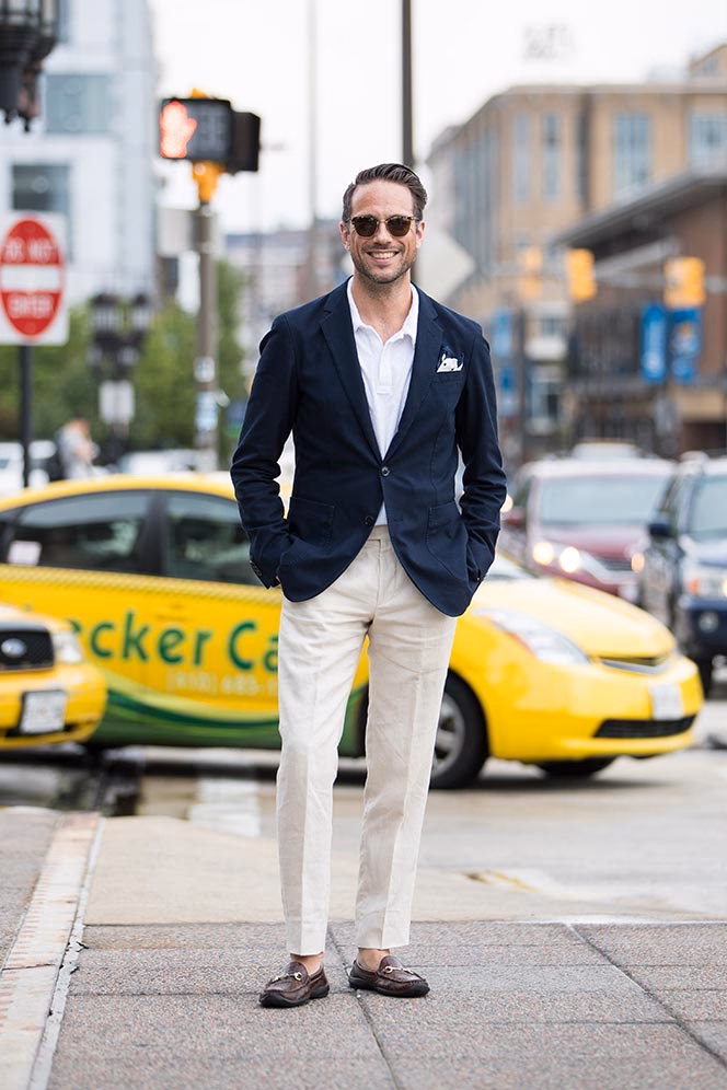 Do polo shirts go with patterned jackets?