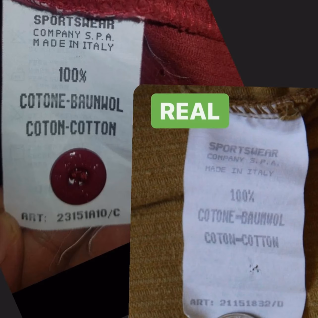 How do you know if Stone Island is real or fake?