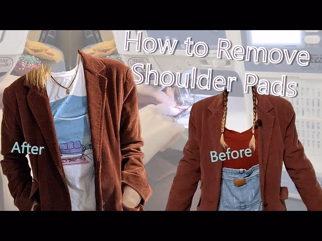 Can you take shoulder pads out suit jacket?