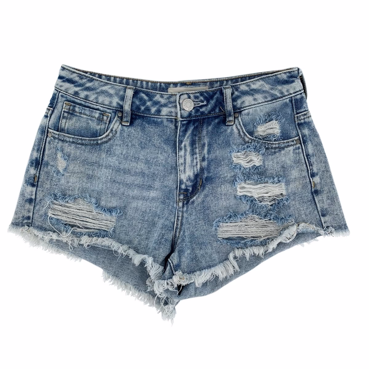 Where can I find women ripped denim shorts?