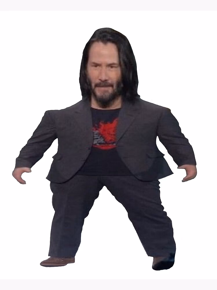 What is the short Keanu Reeves meme?
