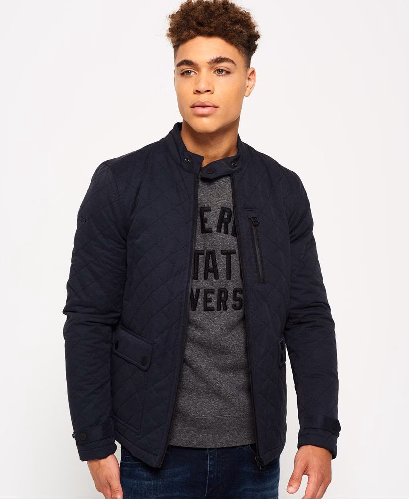 What is a Superdry men's down jacket?