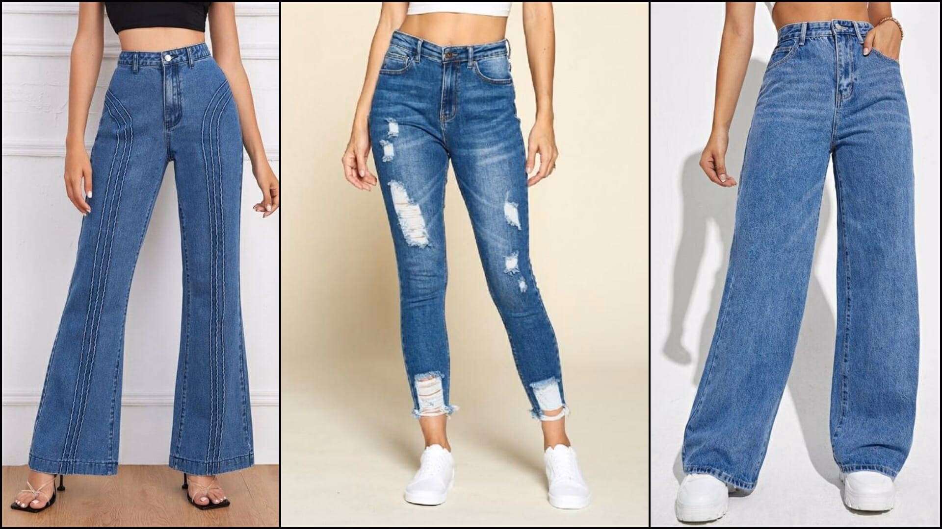 What are the different types of jeans for women?