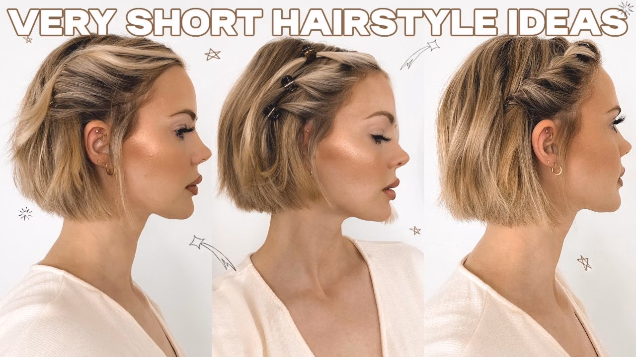 How do you do an updo if you have short hair?