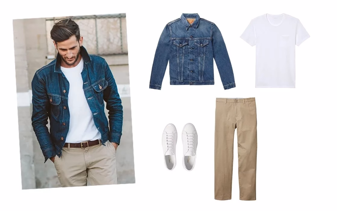 What to wear with a denim jacket?