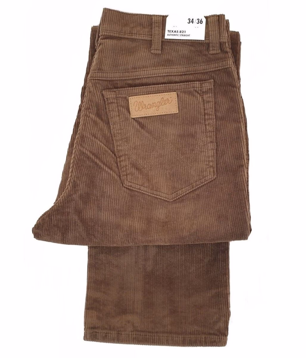What size are Wrangler Texas corduroy jeans?