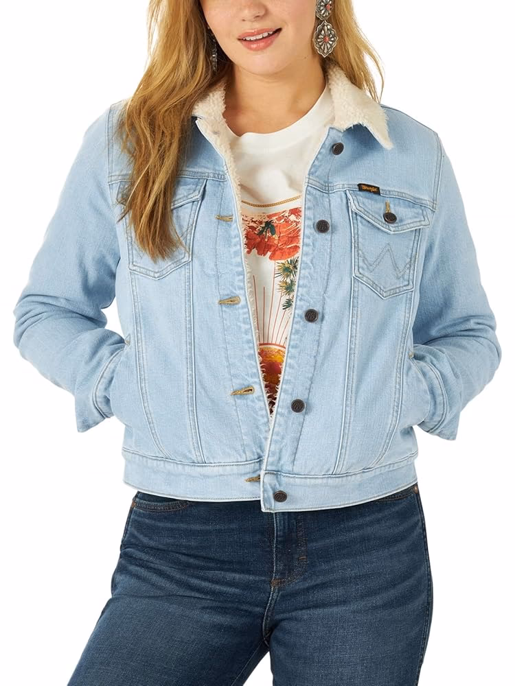 Why should you buy Wrangler denim jackets & outerwear for women?